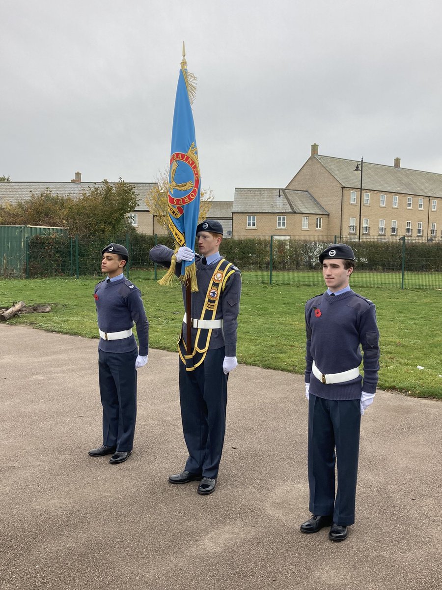 Had the pleasure of being Reviewing Officer at Camborne, great turnout from the community. Thank you @2484CambourneDF for the invitation. Well done FS Edwards, parading the Wing Banner and the new Wing sash. @BedsCambsWing @CERegionRAFAC @aircadets @EastAngliaRFCA @Lord_Lt_Cambs