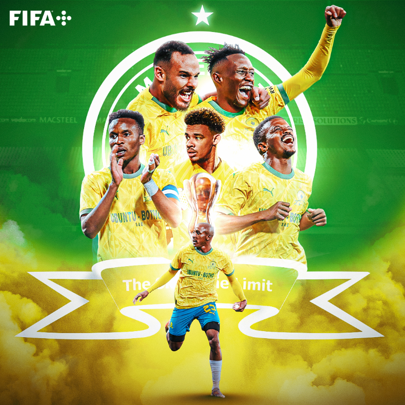 FIFAWorldCup's tweet photo. 🇿🇦 @Masandawana are the inaugural African Football League Champions!

Relive every single minute of the Final on FIFA+ 📺