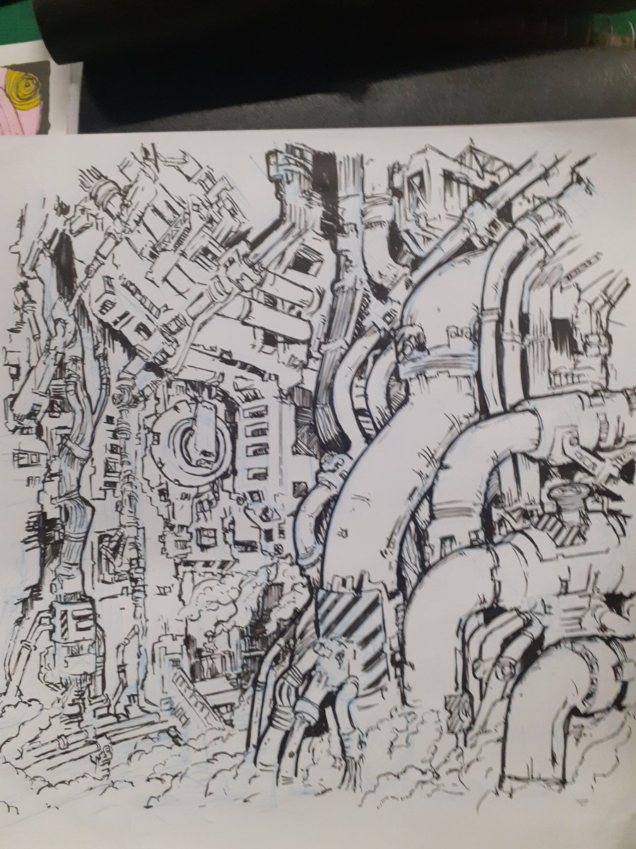 TorgoWells's tweet photo. Pipes Supreme #ink #sketch #art #thoughtbubblefestival #thoughtbubbleuk #comic #comics #collaborative #collaborativecomics https://t.co/qlg2MhyJwB