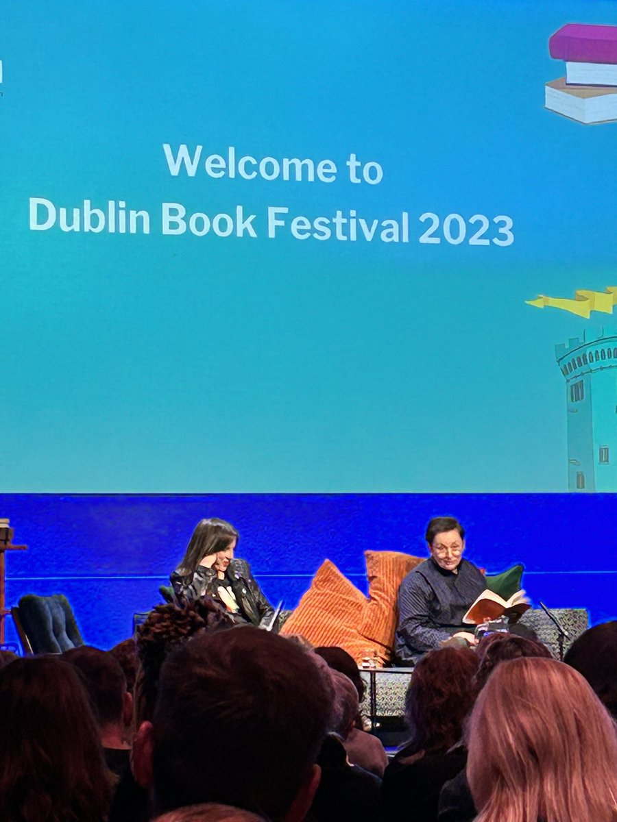 A very bookish day! Launch of #PhylHerbert #memoir followed by @DublinBookFest #AnneEnright and #ClaireKilroy
