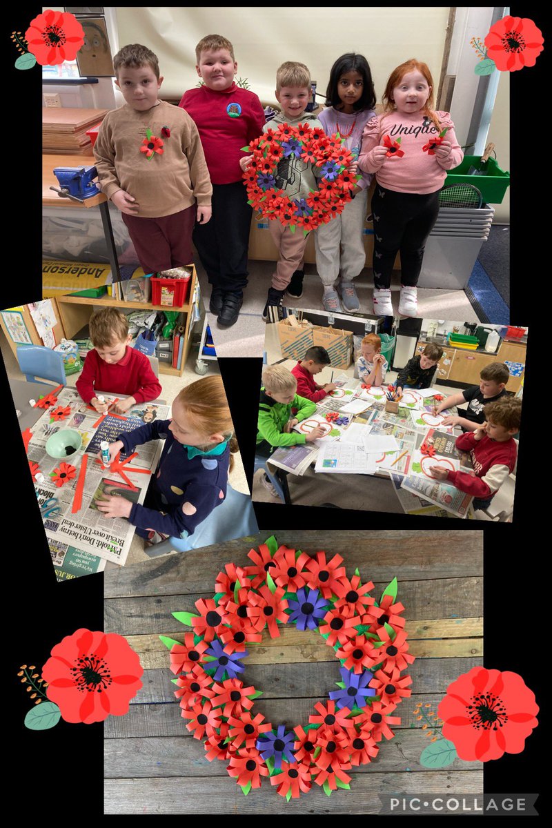 We worked together this week to create a poppy wreath to remember the armed forces that served during wartime. We also remember the animals that served with the purple poppies. #ethicalinformedcitizens #WeWillRememberThem #Remembrance2023 @PoppyLegion 🌺@PDCSPrimary