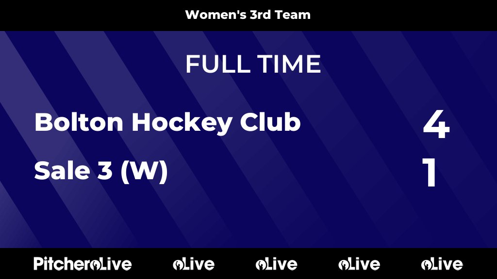 BoltonHC's tweet photo. FULL TIME: Bolton Hockey Club 4 - 1 Sale 3 (W)
#BOLSAL #Pitchero
https://t.co/oWGozNC6ru https://t.co/pwpx4Wyihe