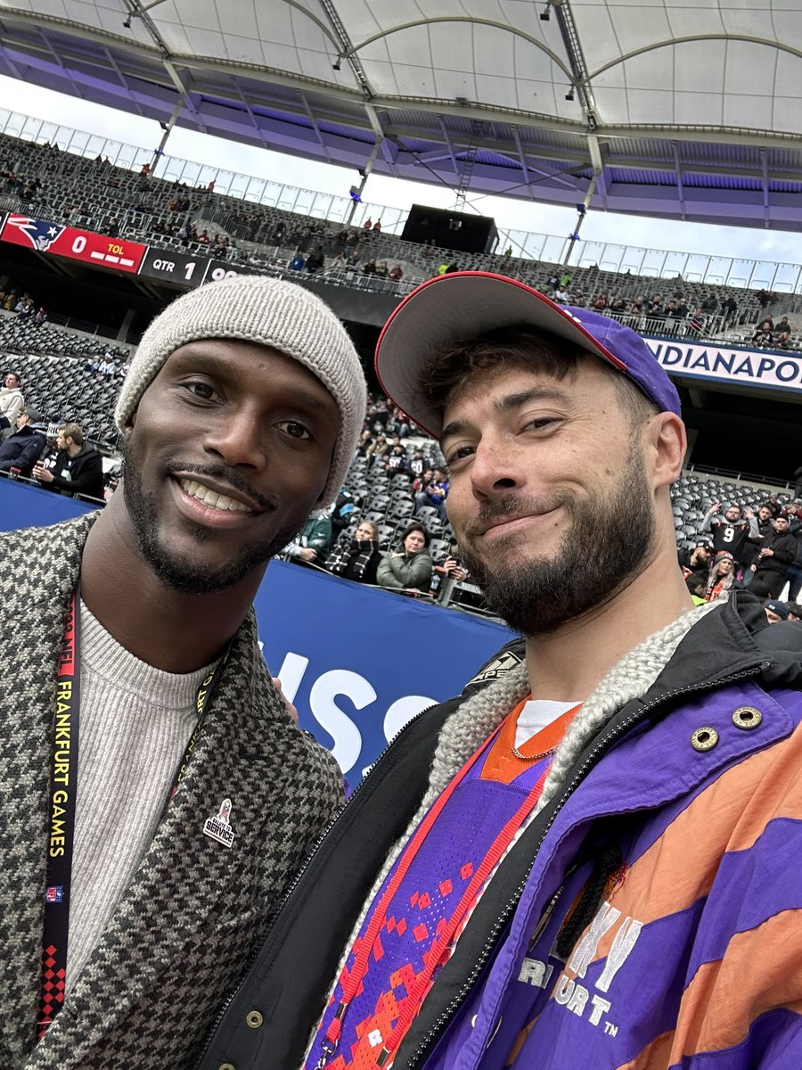 👀Who remembers when we hooked up @gmfb with that drip? @JasonMcCourty does! #NFLFrankfurtGames