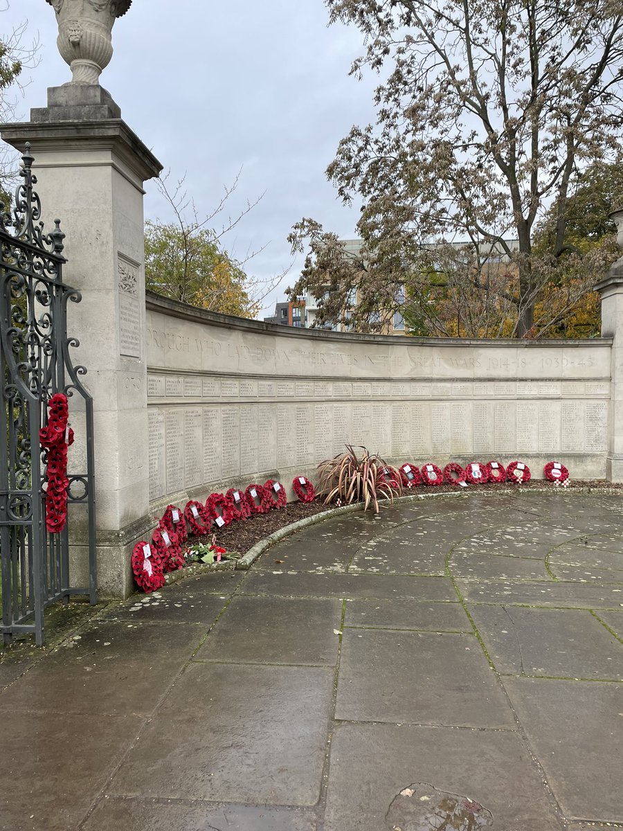 Taking part in the procession and being at the Memorial Gates for @EalingCouncil Remembrance Day Service is always one of the most poignant moments of the year #WeWillRememberThem