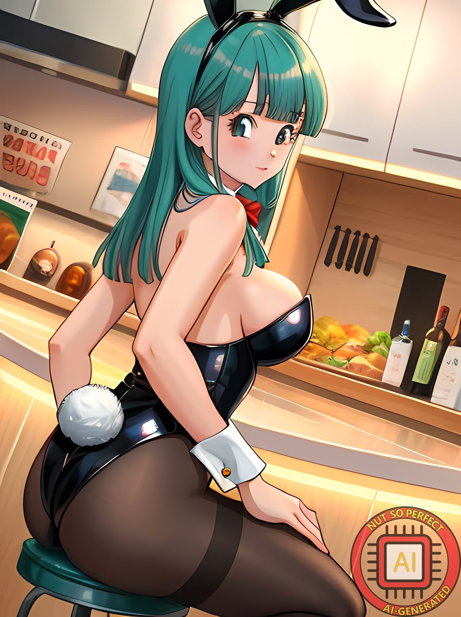 NutSoPerfect's tweet photo. Bulma can always pull off the bunny-suit, no matter how old she really is.
#aigeneratedart #DragonBallZ https://t.co/T7OthMpmKp