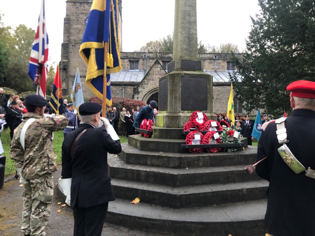 ABridgen's tweet image. A great honour to be able to remember our glorious dead at the afternoon service in Whitwick today.

At the going down of the sun and in the morning 
We will remember them

The people of North West Leicestershire will never forget the bravery of those fallen.

#LestWeForget2023