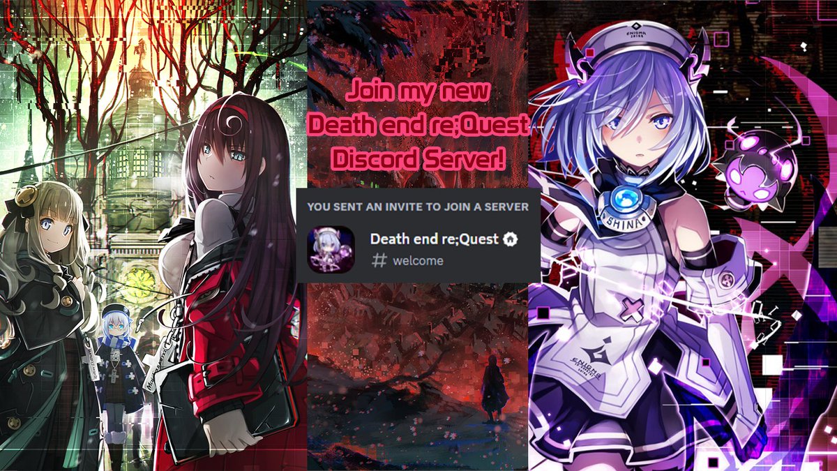 I have a new Death end re;Quest Discord Server for those who are fans of the series. Feel free to join here! discord.gg/9gvRCP6qgd
#deathendrequest #compileheart #neptunia