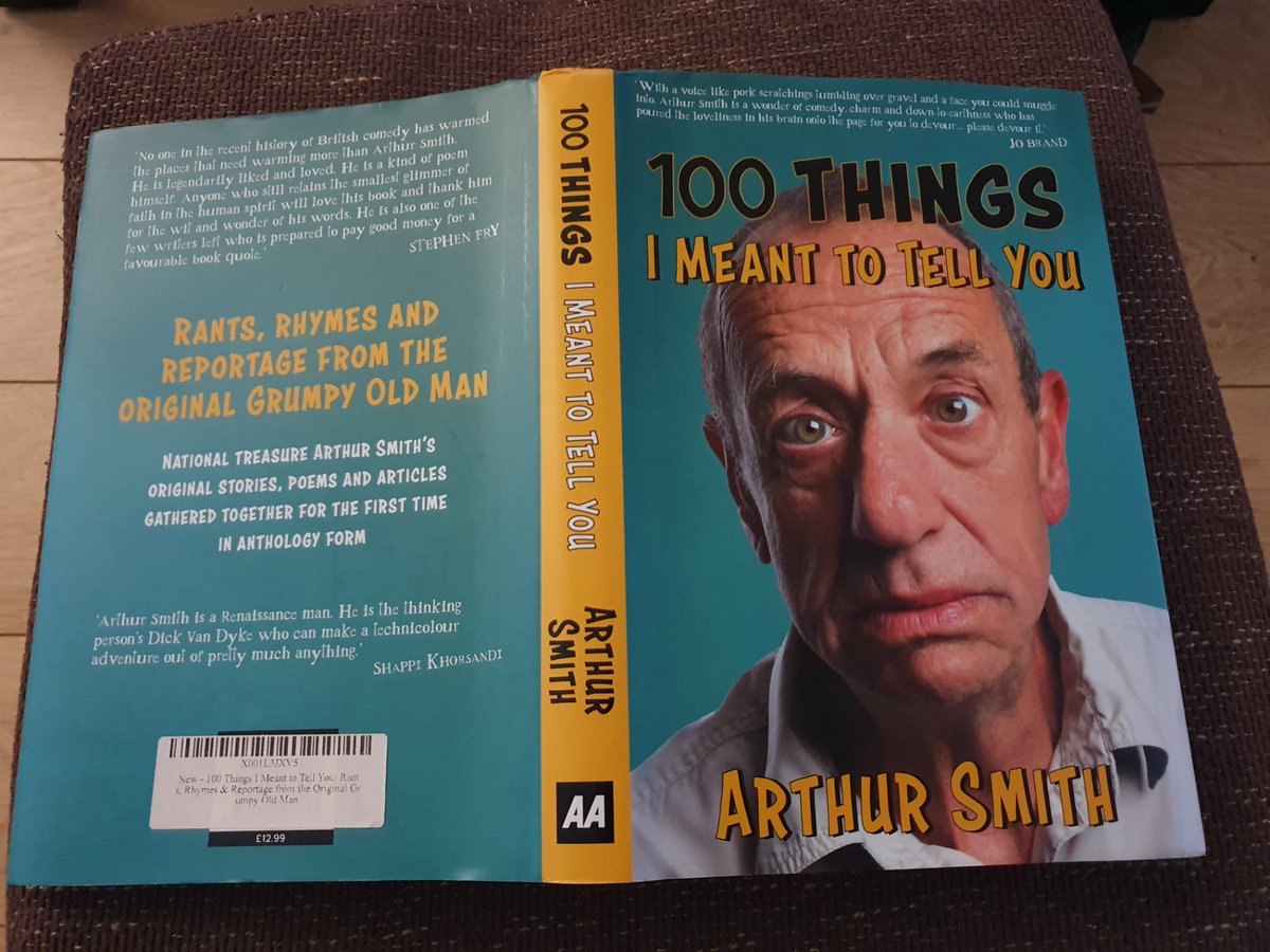 @TillyLovesBooks Light reading for me on a Sunday, this from @ArfurSmith and It's wonderful. Thanks Arthur.