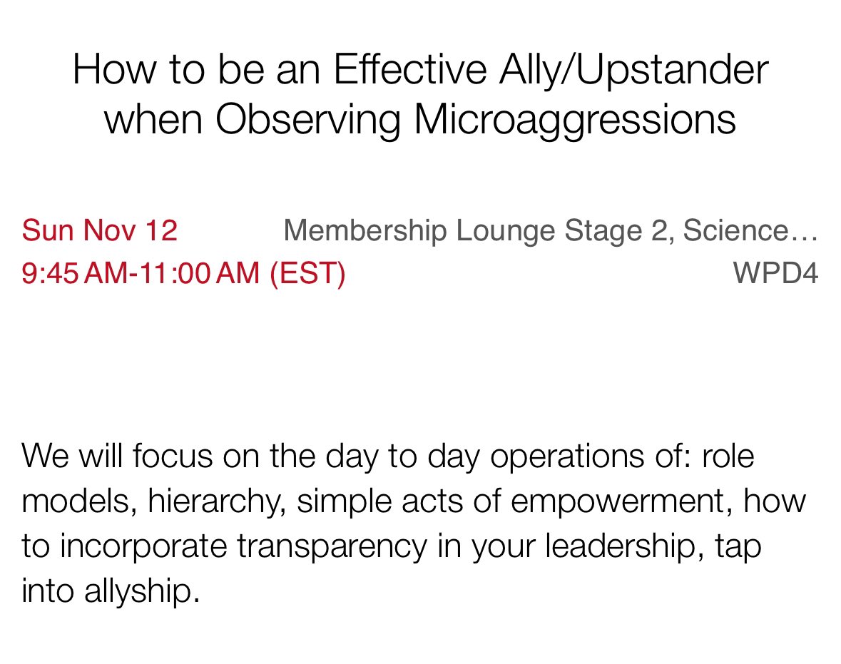 Great discussion at the #AHA2023 Membership Lounge on How to be an Effective Ally/Upstander when Observing Microaggressions. @American_Heart #AHA23 @AHAMeetings
