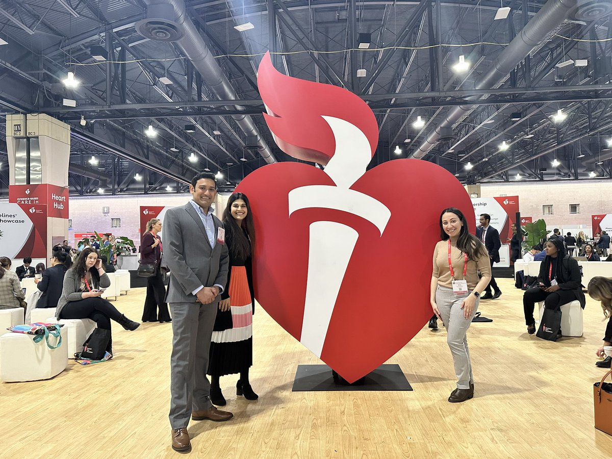 Thank you Philly for a weekend full of learning and good food!
#AHA2023🫀