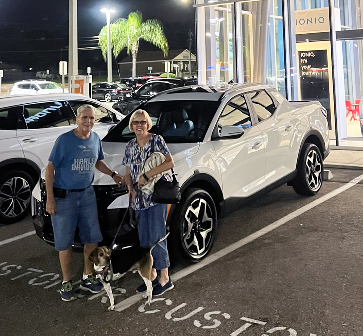 It's more than you might expect & when Joseph and Stormee Lupo were looking for an #Upgrade, the #2024SantaCruz from #LakelandHyundai was the #PerfectChoice - Part #SUV / Part #Truck & salesperson #DenisGavrilov made buying #Fast, #Fun & #Easy. #ThankYou - we're here for you!