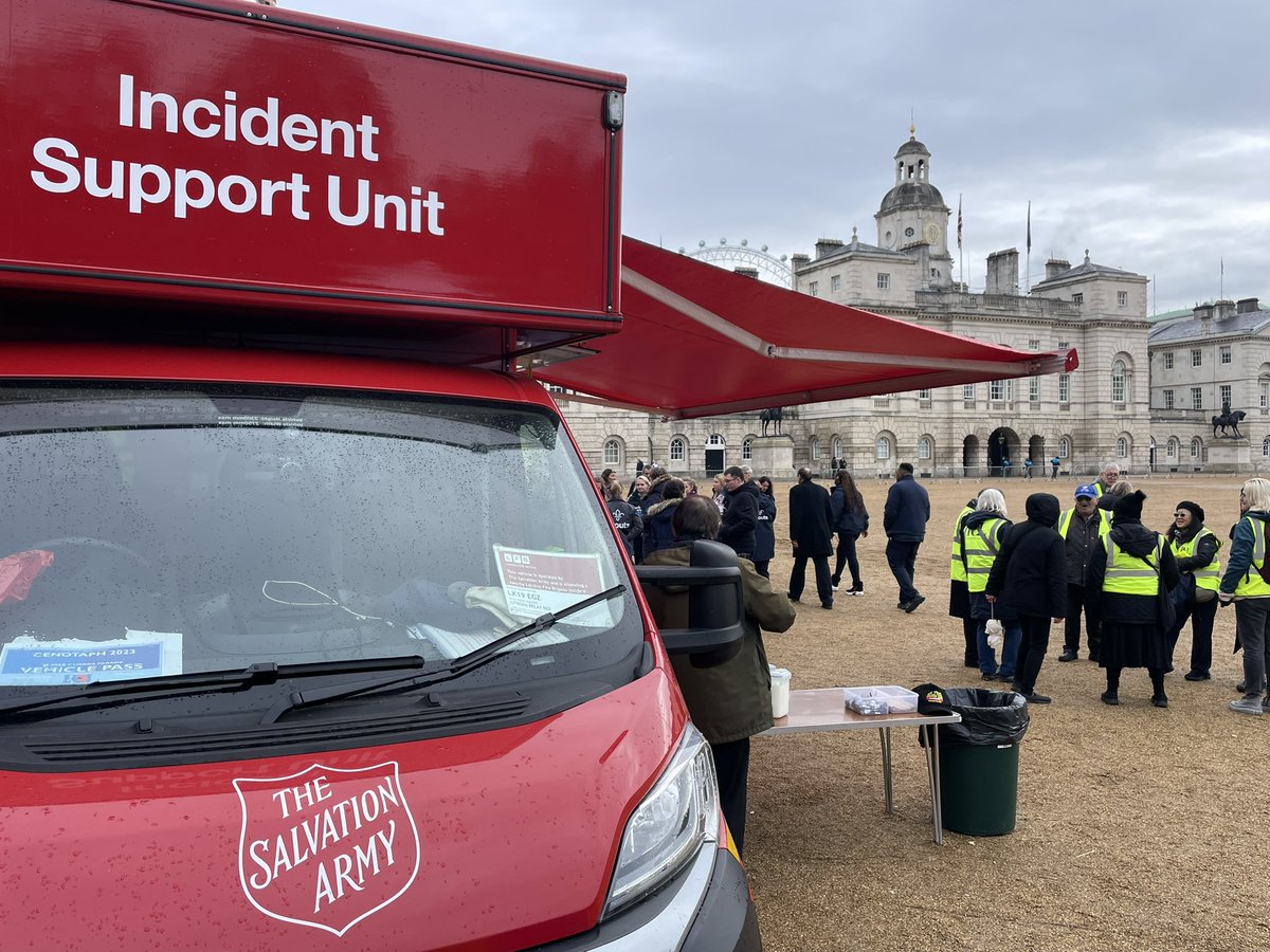 Privileged to be at Horse Guards Parade this morning supporting those attending the Remembrance Day service. Thanks team for all your help and support.