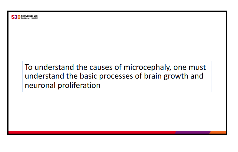 This week the @UniBarcelona Master on Neurometabolism and Cell biology for clinicians, was focused on microcephaly, from pre-natal to post-natal causes and diseases. Most of the lectures were given by Dr. Carmen Fons @SJDbarcelona_es