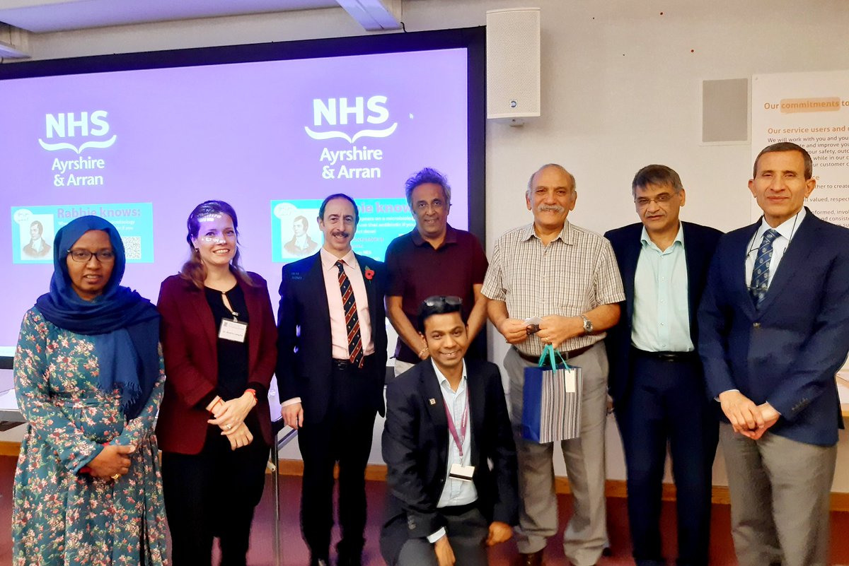 MoeOophysician's tweet photo. New Format PACES Exam has been delivered successfully at University Hospital, Crosshouse this weekend. Dr Sam Allen, Dean of Travel Medicine, gave a farewell gift to Dr Soryal, a senior examiner from our  sister College RCPE, for his happy retirement. We are all A TEAM. 💪💪💪 https://t.co/1v07uag5ZG