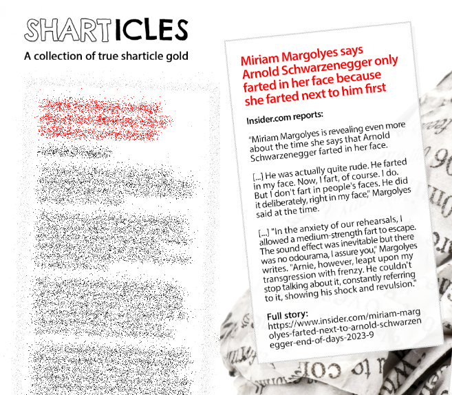 If you're done watching 5+ hours(!!) of Sharticles, then you'll be glad to know there'll be multiple pages 'Quality shart' in the upcoming <a href="/barshens/">Barshens</a> / <a href="/TheCheapShowPod/">@cheapshow.bsky.social</a> magazine!