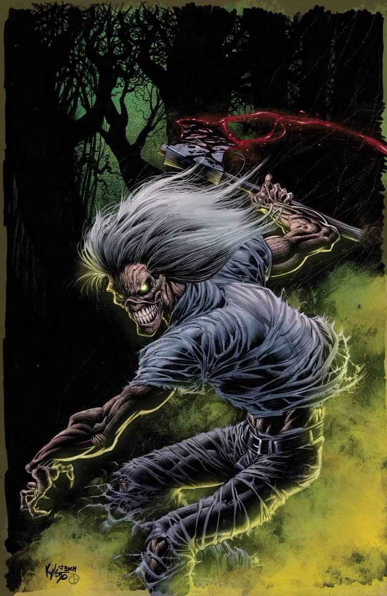 My eddie, with awesome <a href="/danbrowncomics/">Dan Brown</a> color, for the upcoming piece of mind graphic novel #ironmaiden <a href="/IronMaiden/">Iron Maiden</a>