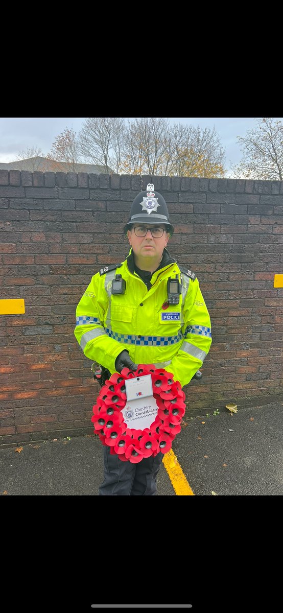Officers have attended Remembrance Day parades and cenotaphs today to show respect and lay wreaths to those who gave their lives, so we can live ours.

We Will Remember Them

#CongletonPolice #RememberanceDay