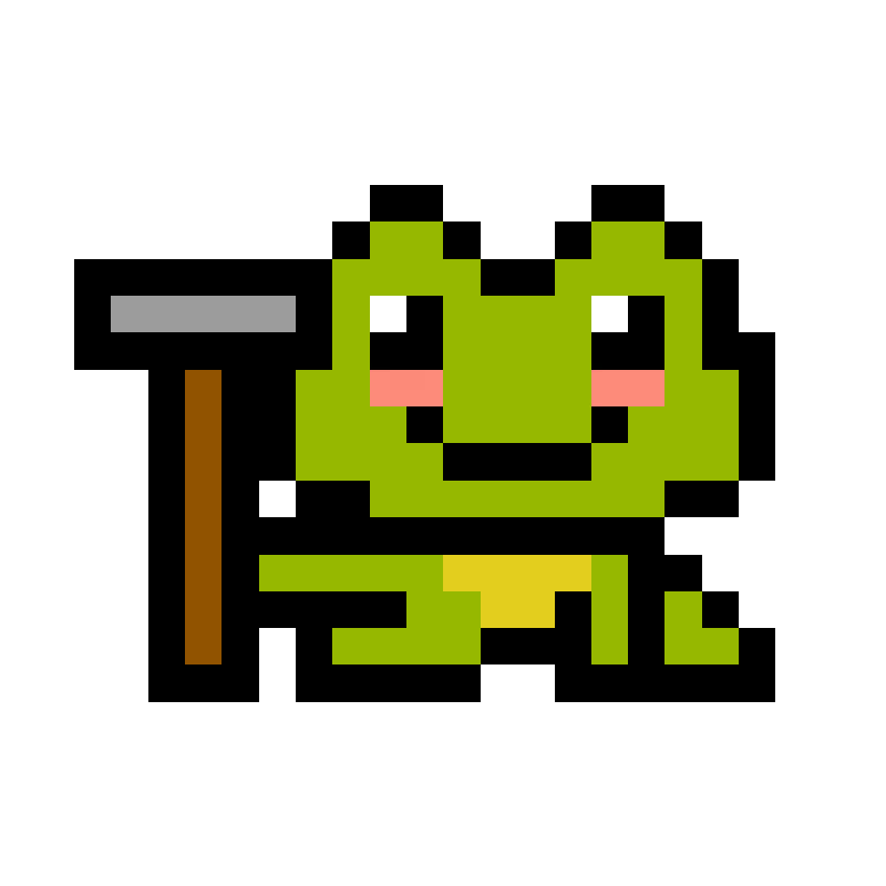 PixFrogsNft's tweet photo. Pixel Frogs Accessories #1
https://t.co/bot3c3Mda3
#nft #nfts #nftart #nftcommunity #NFTartist #nftcollection #Frog https://t.co/j0KPwgAr1i