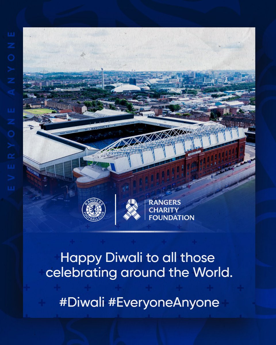 RangersFC's tweet photo. 💙 Happy Diwali to all those celebrating around the World.

#Diwali | #EveryoneAnyone https://t.co/TITuGtnWTd