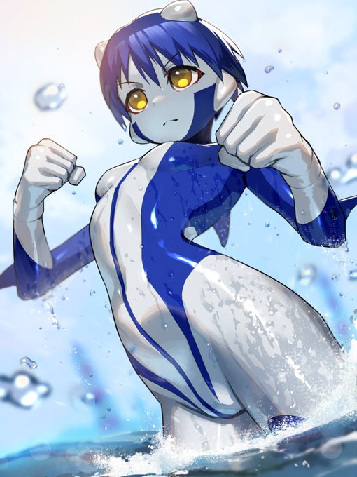 ヒダカメダカさん【@HIDAKA_Medaka】のオリジナル巨大ヒロイン、スプレンダーガール描かせていただきました!
#巨大ヒロイン 
https://t.co/emZLD36pd6 