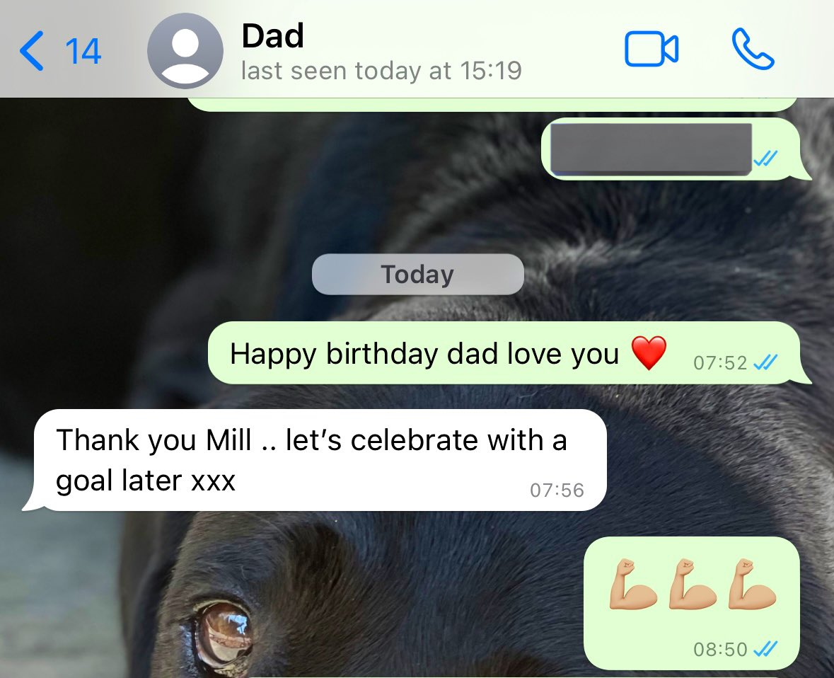 MillieTurner_'s tweet photo. Happy birthday dad 😉❤️ https://t.co/a37bnMSWn6