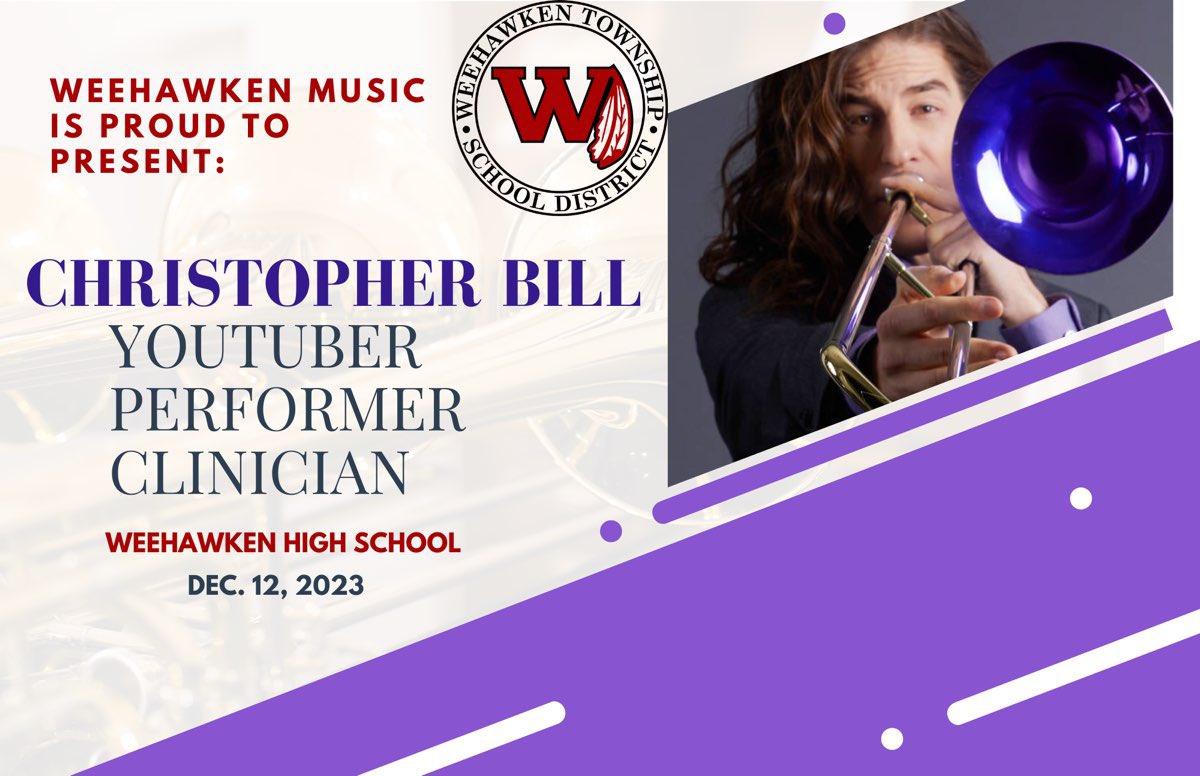 We have a special guest coming to Weehawken! <a href="/classicalbone/">Christopher Bill</a> 

#weehakwen