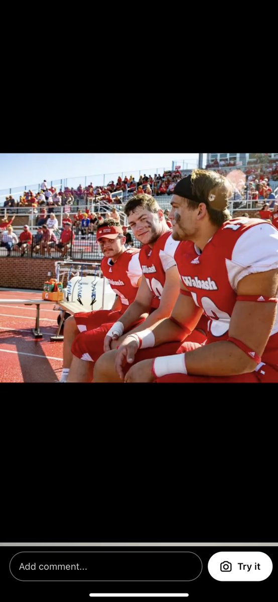 Long shall we sing thy praises. Thank you <a href="/WabashFB/">Wabash College Football</a> ❤️