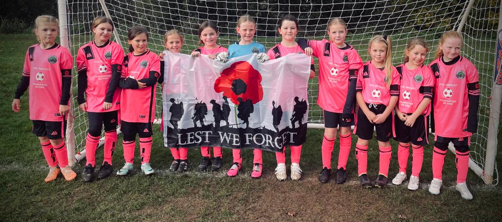 ashmrac's tweet photo. Sherwood Colliery under 10's Remembers ❤️ https://t.co/3UkKGryHed