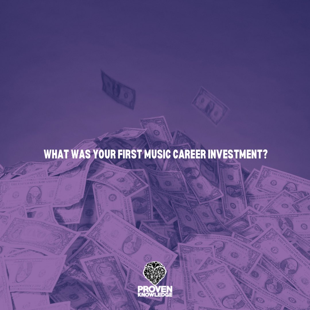 What was your first music career investment? 💸 #musiccareer #indieartist #indienation #qualitymusic #careerinvestment #musicians #producers #artists