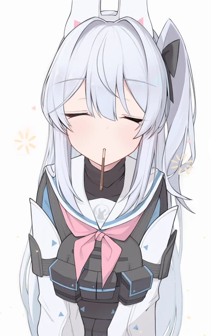 #ブルアカ #ブルーアーカイブポッキーの日のミヤコ(二日遅れ) 