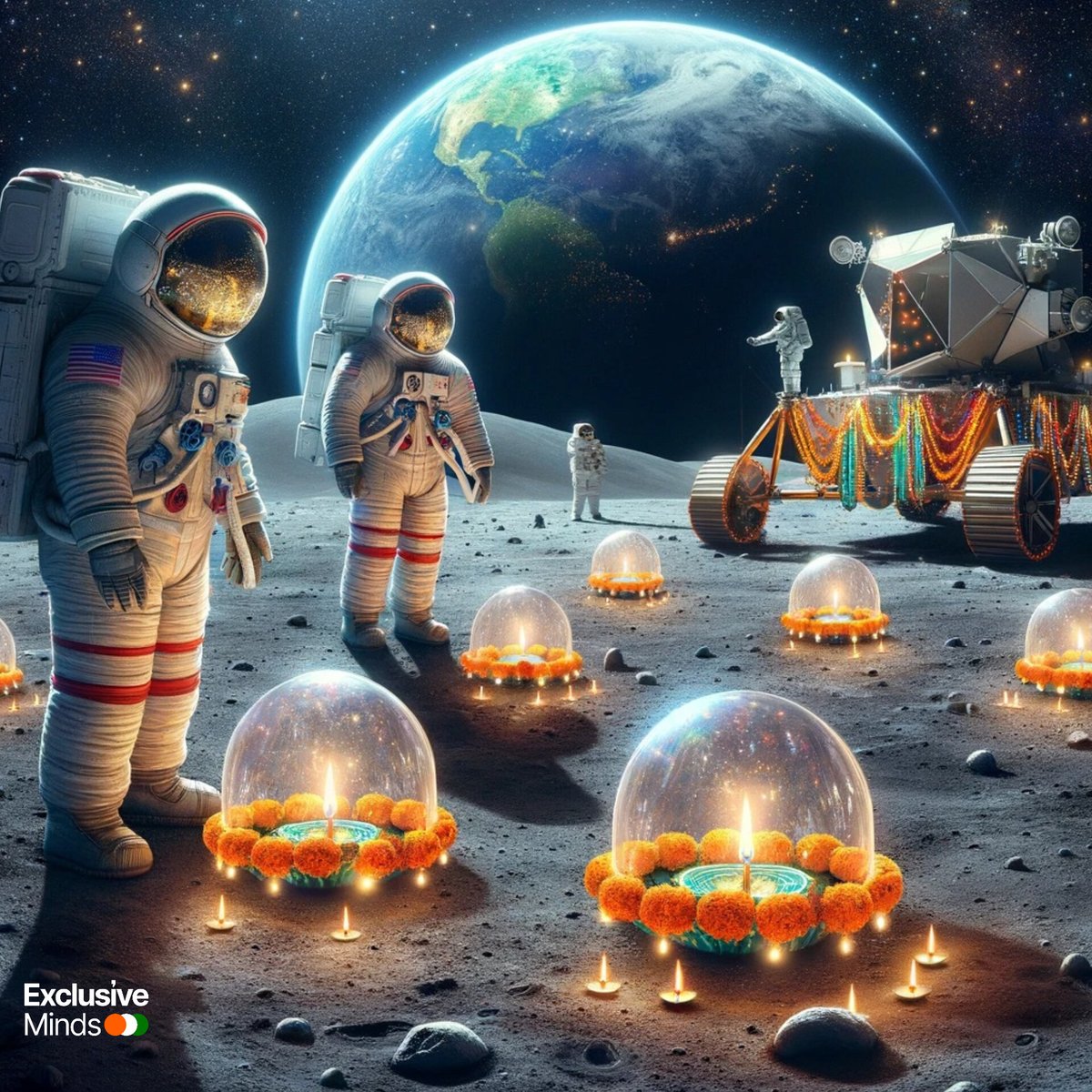 Exclusive_Minds's tweet photo. Diwali on Moon. ❤️ #HappyDiwali https://t.co/KRDUEV3s2F