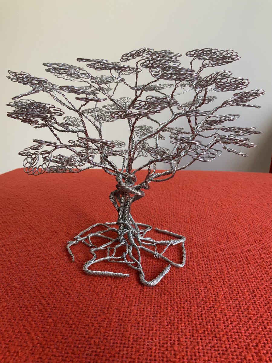 My son Theo made this bonsai for us. Beautiful.