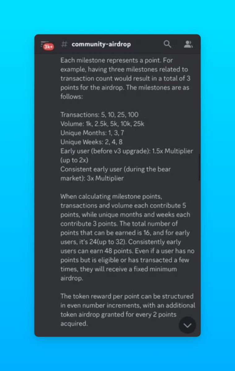 0xStartt's tweet photo. You could become a millionaire if you enter the Solana ecosystem now

Just hear me out

@JupiterExchange will give away an airdrop to ~950k wallets.

What we know about tokenomics:
➬ 40% allocated to the community (4 rounds of AIRDROP distribution)
➬ 20% from the sale of locked tokens
➬ 40% for command and strategic reserve

The airdrop will be distributed through the point system. You can read more in the screenshot below:

I have 42 points. If you were active on Solana, you likely have a similar number.

@0xjaypeg made rough calculations and stated that $JUP will cost $22-$45.

As a result, I will receive $924-$1,890 in my main wallet.

In such cases, society catches FOMO.

Let's remember what happens when society catches FOMO?👇

Blur:
Because of @blur_io, everyone caught FOMO, and all markets received a bunch of assets, even the most useless marketplaces.

In the NFT market, all collections skyrocketed, and everyone began to farm Blur Season 2.

Aptos:
The project came out on a dead market and gave $2,000 per mint NFT on the testnet and even more for validating the node

As a result, everyone rushed to set up nodes, mint NFTs, and thanks to the project, SUI gained hype and possibly new life.

I wrote the first ones that came to mind, there are already more than 10 such projects

After the $JUP airdrop, many will enter the Solana ecosystem due to FOMO.

This is already happening because of the growth of $SOL.

Now you can prepare for this and start farming SOL projects.

@tensor_hq is an analogue of Blur on SOL. Now, you can farm points there that will be converted into their token in the future.

@DriftProtocol is a DEX with an investment of $3.8M. Trade, borrow, and stake.

@jito is an LSD(Liquid Staking) on SOL, just stake for an airdrop in the future.

@marginfi is a protocol with an investment of $3M. Borrow and stake.

If you want me to go into more detail about why I chose these projects, let me know in the comments

DYOR, NFA guys