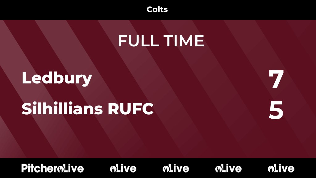 FULL TIME: Ledbury 7 - 5 Silhillians RUFC
#LEDSIL #Pitchero
silhillians.com/teams/230847/m…