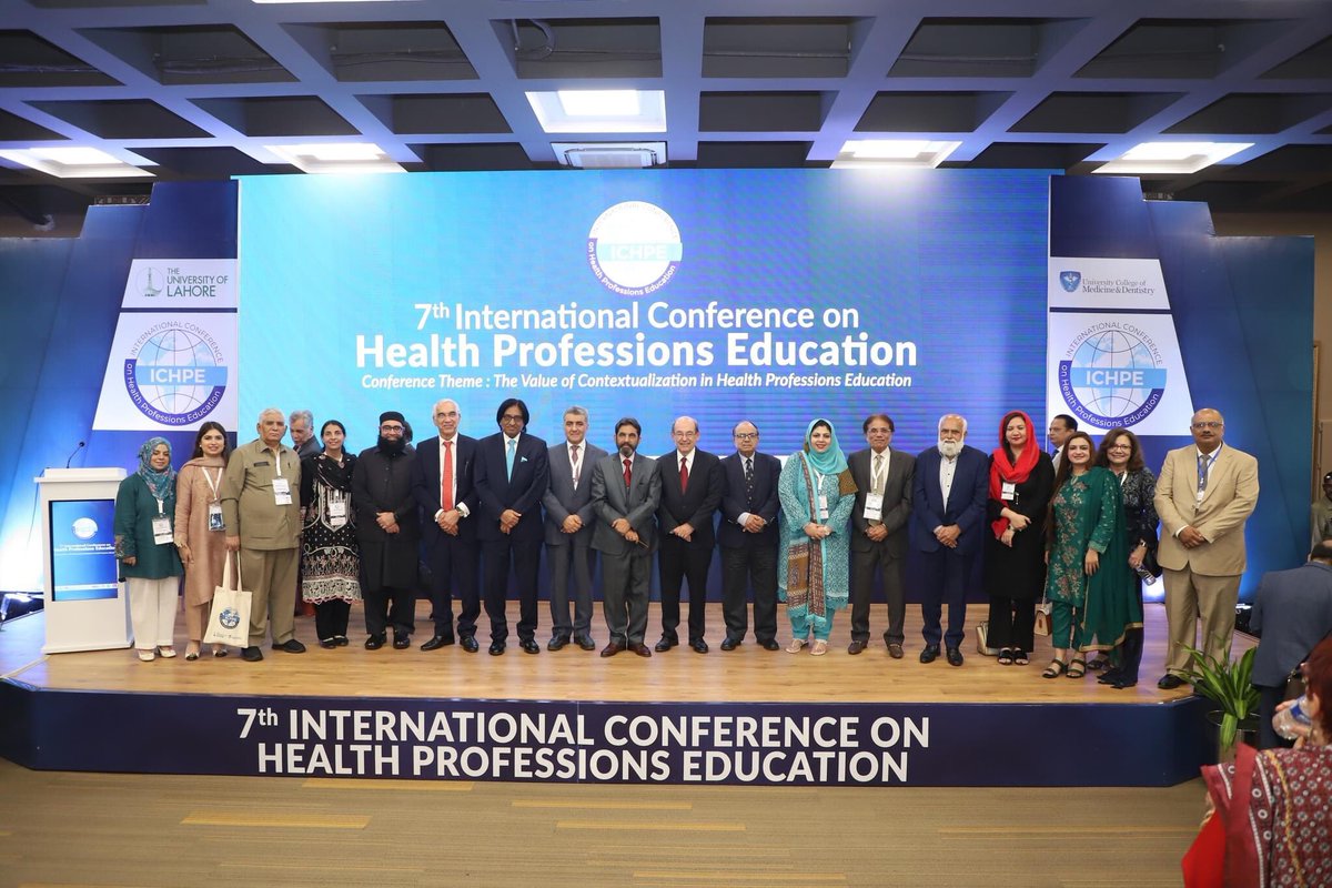 ICHPEofficial's tweet photo. Grand opening ceremony of 7 ICHPE graced by honorable Governor of Punjab,Health Ministers,Chairman BOG,Rector UOL,Deans &amp;Principals of Medical&amp;Dental Colleges &amp;Vice Chancellors Medical Universities.A  turnout reflecting shared commitment to advance healthcare education globally https://t.co/ROco3Mritv