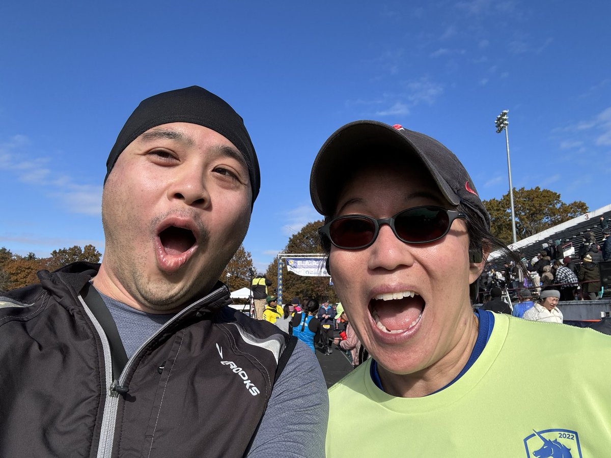 Division faculty @PeterRchai @MLaiB keeping the Boston half marathon tox safe!!!