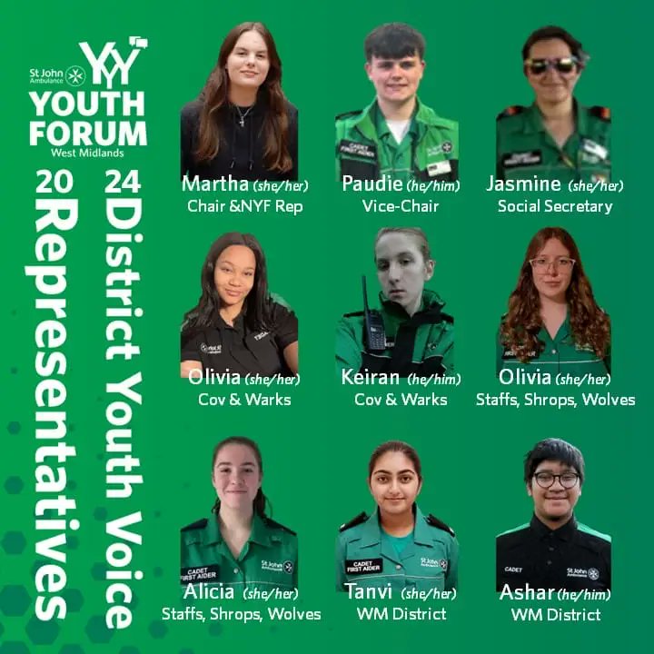 Huge congratulations to one of our cadets, Ashar, on being voted by other cadets within <a href="/sjawmryouth/">SJA West Midlands Region Youth</a> as one of two cadets representing <a href="/SJAWMids/">SJA West Midlands District</a> as District Youth Voice representatives on the Regional Forum. We know Ashar will do the role to the best of his ability.