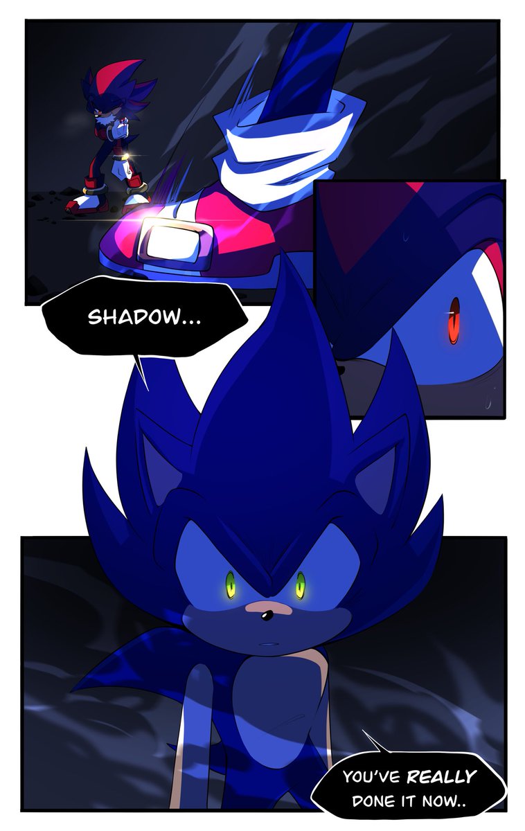 DARK SONICA KISSES SHADOW! - [Sonic Comic Dub] 