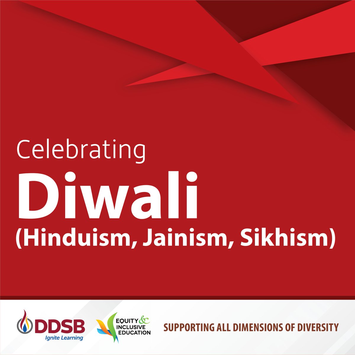 Happy Diwali to all DDSB families observing.