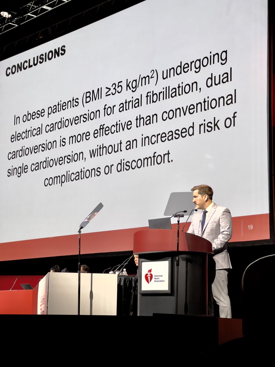 I'm proud of Ochsner EP fellow Dr. Josh Aymond for many things, most recently for an outstanding presentation of our Late-Breaking Clinical Trial at American Heart Association Scientific Sessions '23! #AHA23 #EPeeps @OchsnerCVFellow @OchsnerEP @OchsnerCardio