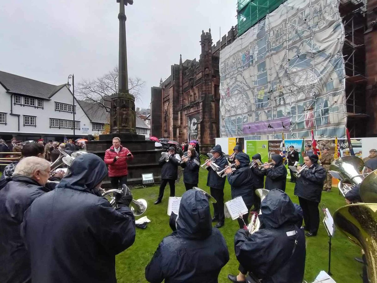City of Chester Bluecoat Band tweet media