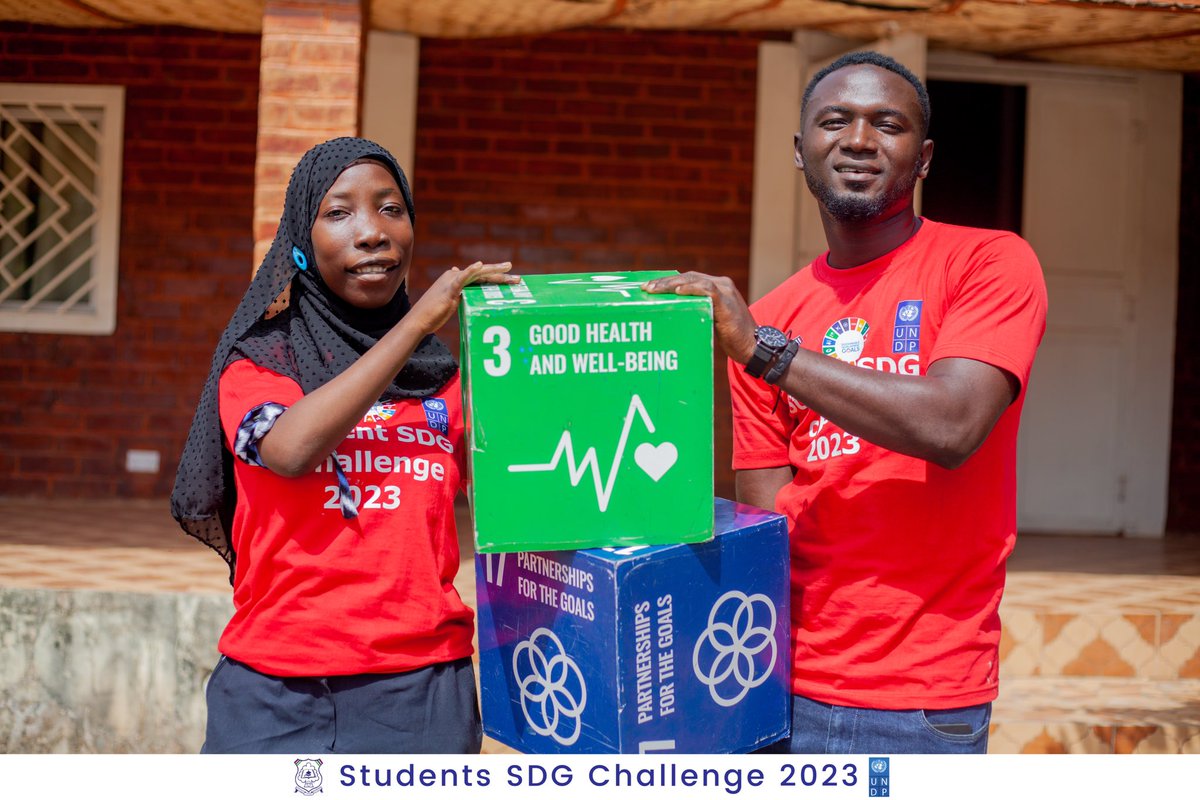 UniOfGambia's tweet image. Meet &apos;Donors For Life&apos; a passionate team committed to SDG 3 and 17! Their mission is clear: good health &amp;amp; wellbeing and strong partnerships for a sustainable future. 
Join them pave the way for impactful collaborations and accessible education for all! 
#SDGChallenge 
#SDGxNDP