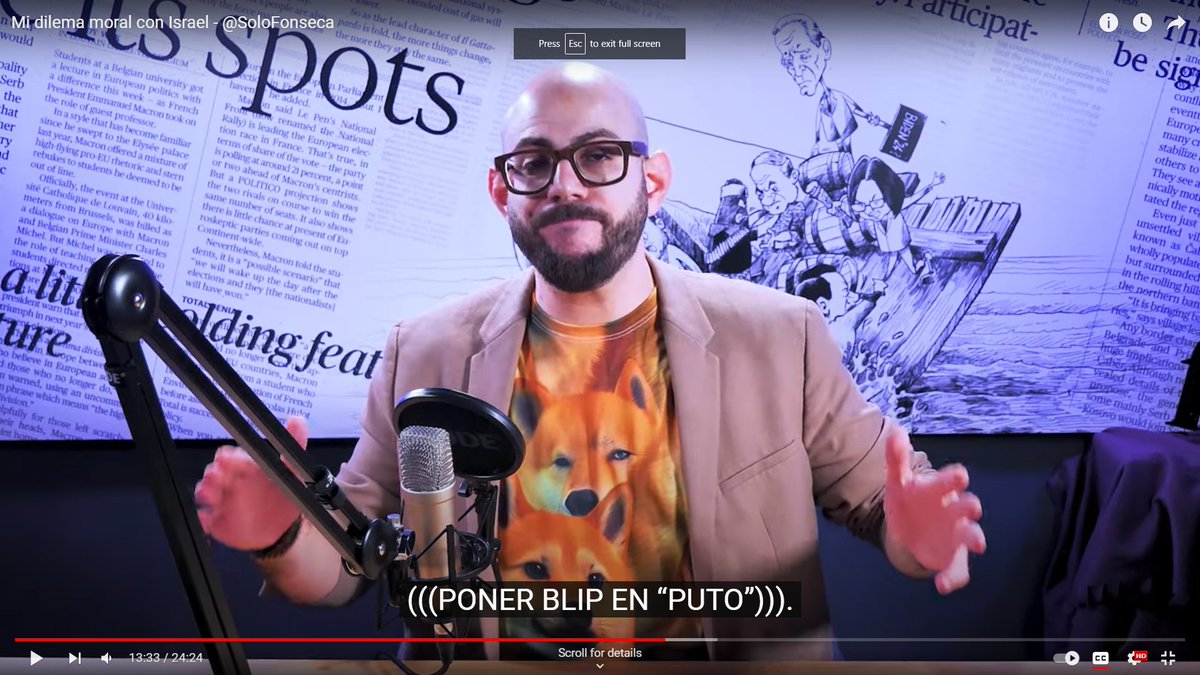 Sr_Fonseca's tweet image. Cuando se te cuelan anotaciones del guión en los subtítulos...  y terminas diciendo cosas que no querías decir...😅🙃