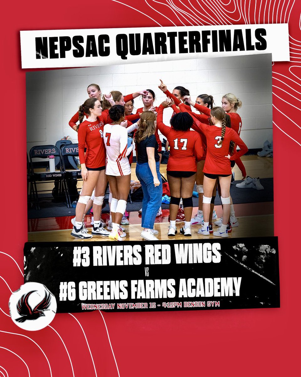 <a href="/NEPSAC/">NEPSAC ®</a> <a href="/WyvernNation/">Kingswood Oxford</a> Volleyball earned the #3 seed in Class B and will host Greens Farms Academy on Wednesday at 4:15 in Benson Gym!