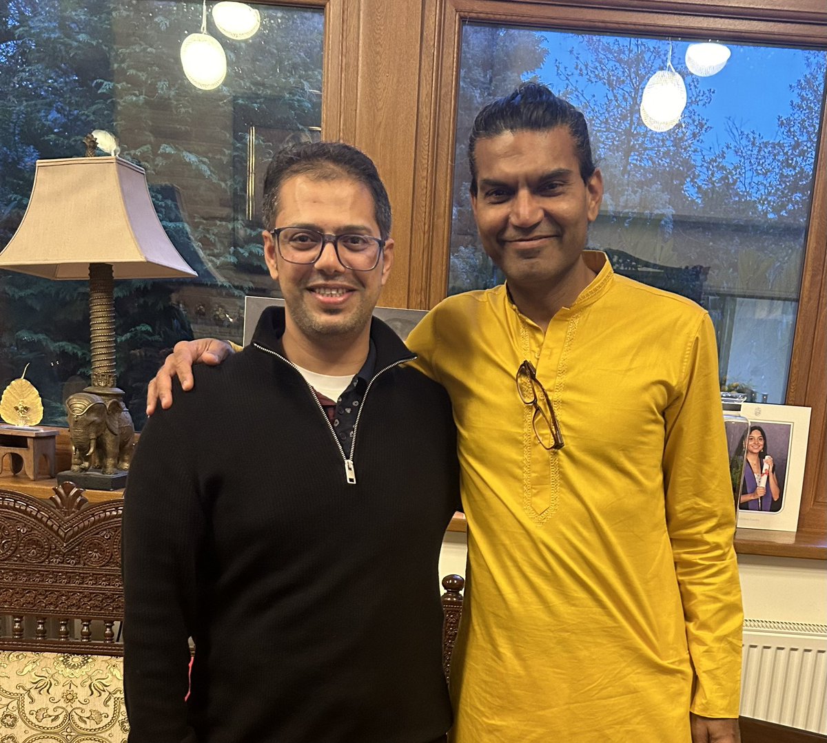 Happy Diwali 🪔, thank you prof Subodh @subodhdave1 for your warm hospitality.