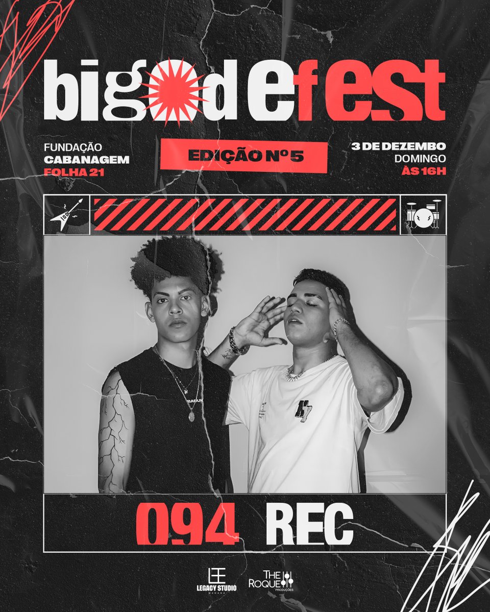 bigodefest's tweet photo. 094 REC volta mais uma vez aos palcos do Big pra mandar aquele flow sinistro pra nós 🔥🔥

Lembrando que ds ingressos estão disponíveis no link na bio. Garante logo o teu enquanto tá barato 😏👍 https://t.co/RFc4gbUoQW