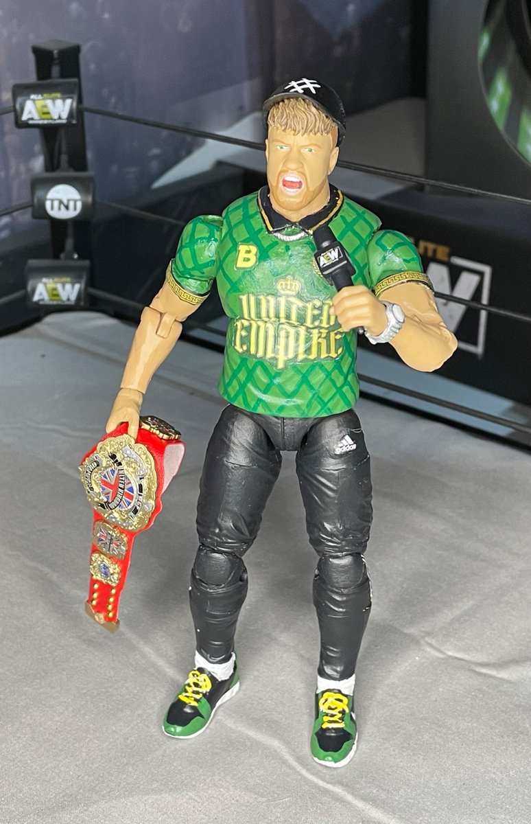 Custom @WillOspreay from the promo of the year against Jericho “I know I am the best wrestler in the world” #willospreay #njpw #aew #unitedempire #aewunrivaled #aewunmatched #customwrestlingfigures