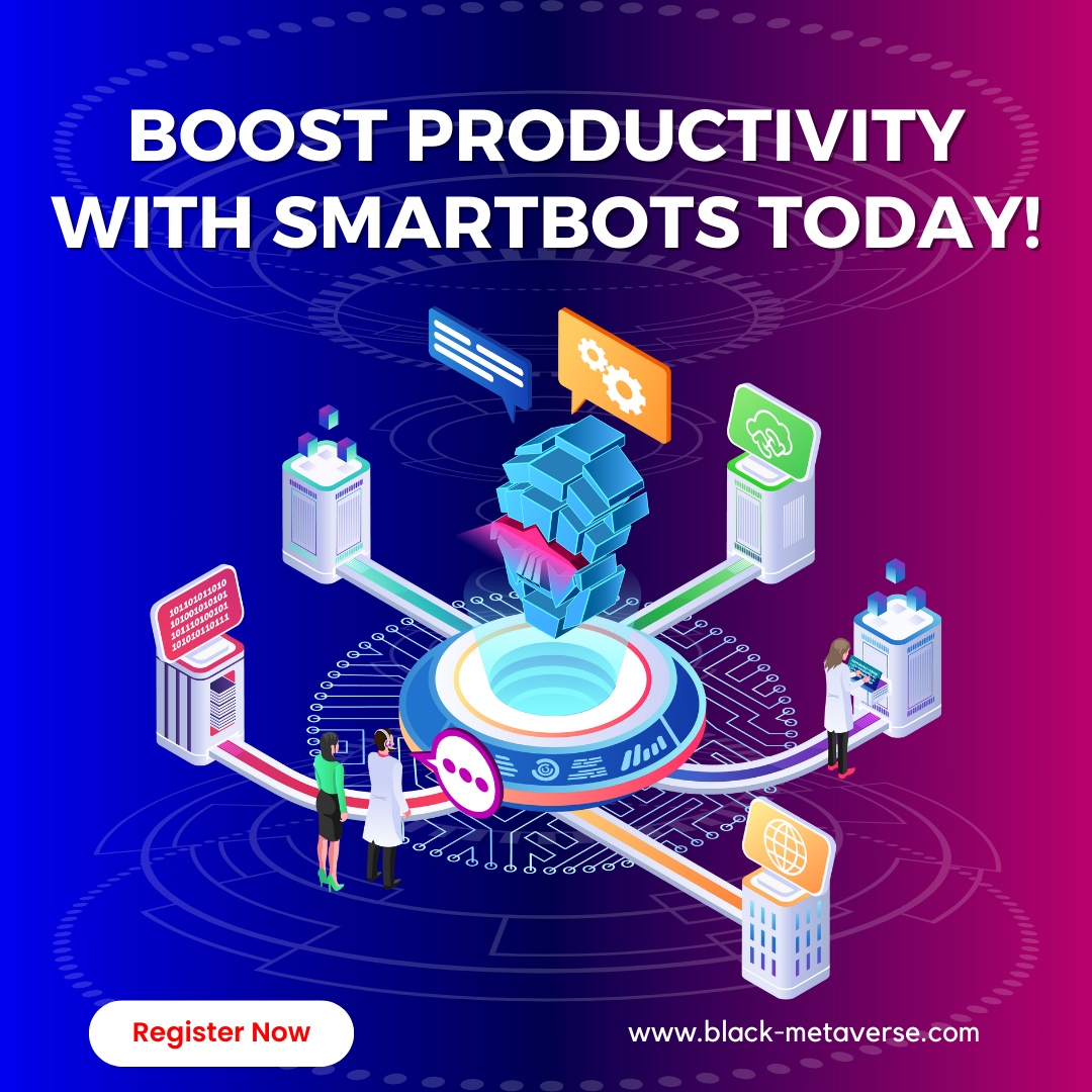 Just10Bucks's tweet image. Boost Productivity with SmartBots Today! 🚀🤖 Unleash the power of automation and watch your business thrive. 

Say goodbye to repetitive tasks and hello to efficiency like never before. 

Discover the SmartBots advantage now! 💼✨ 

#Productivity #SmartBots #Automation