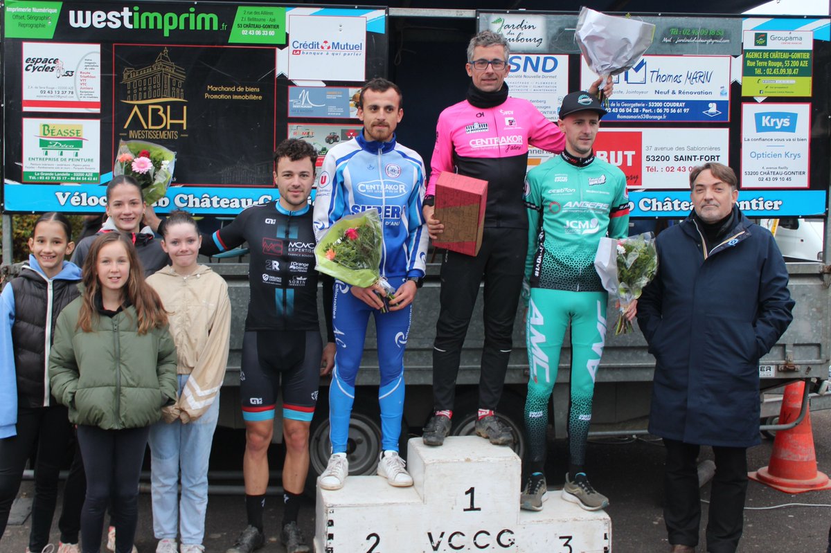 ChateauVc's tweet photo. Nouveaux Podiums A Azé  avec la victoire de  GADBIN Arsene 2ème  VIVIEN Jean en U7,  3ème  BOUDIER Baptiste en U17, et  3ème LEBRETON Jules en U23 avec @vsaulnier53200 https://t.co/xm3cW2dM3p