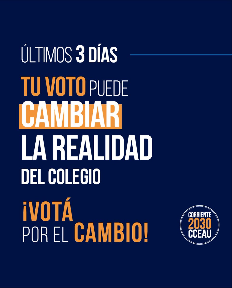 Corriente 2030 tweet media